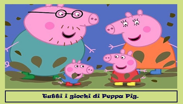 Tutti i giochi di Peppa Pig.