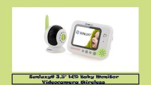 Sunluxy® 3,5″ LCD Baby Monitor Videocamera Wireless