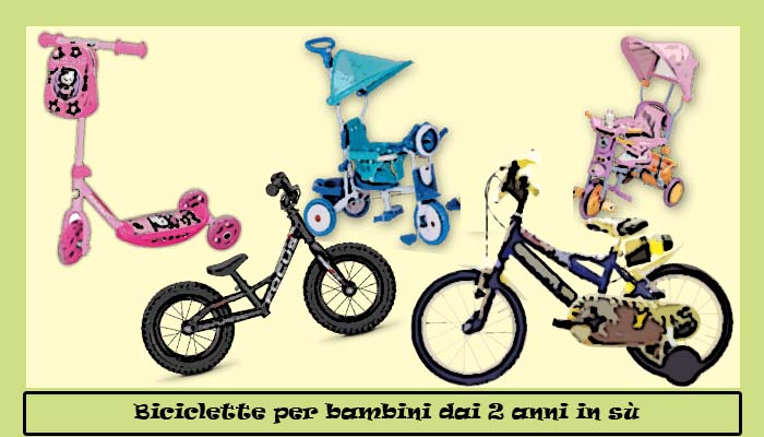 Biciclette per bambini di 2 anni, quali scegliere?
